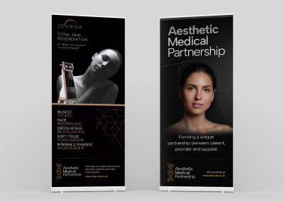 Image of AMP roller banners
